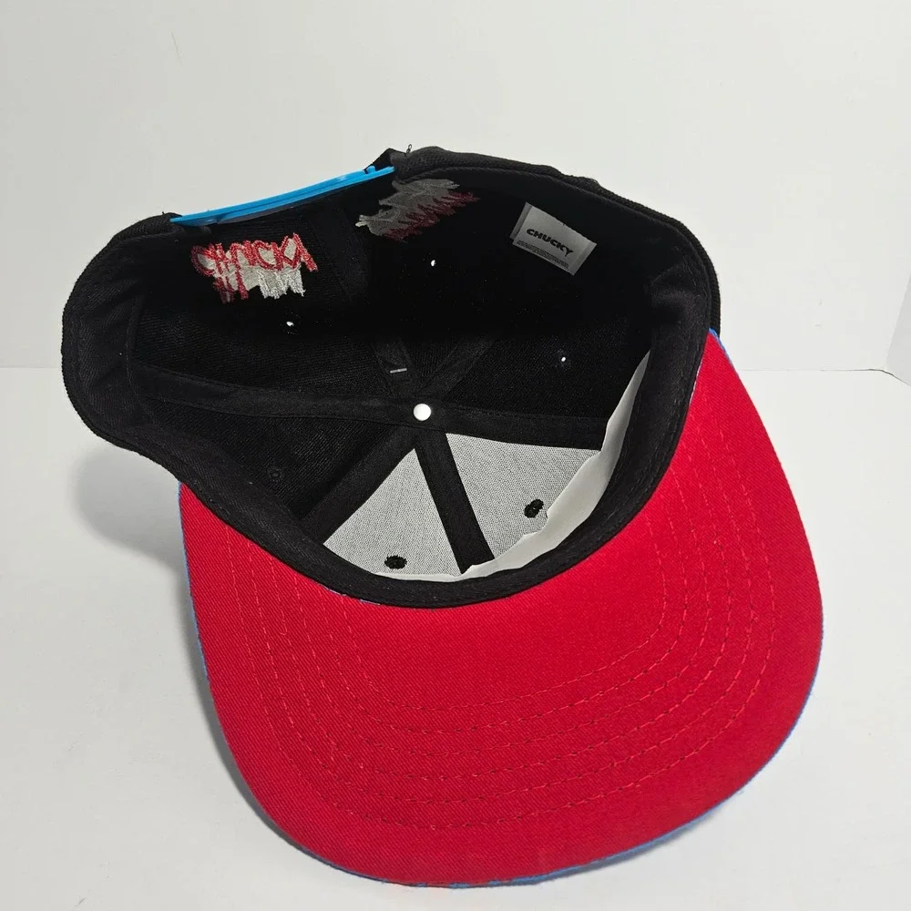 Chucky Child's Play Snapback Wanna Play Concept One Horror Black Blue Splatter